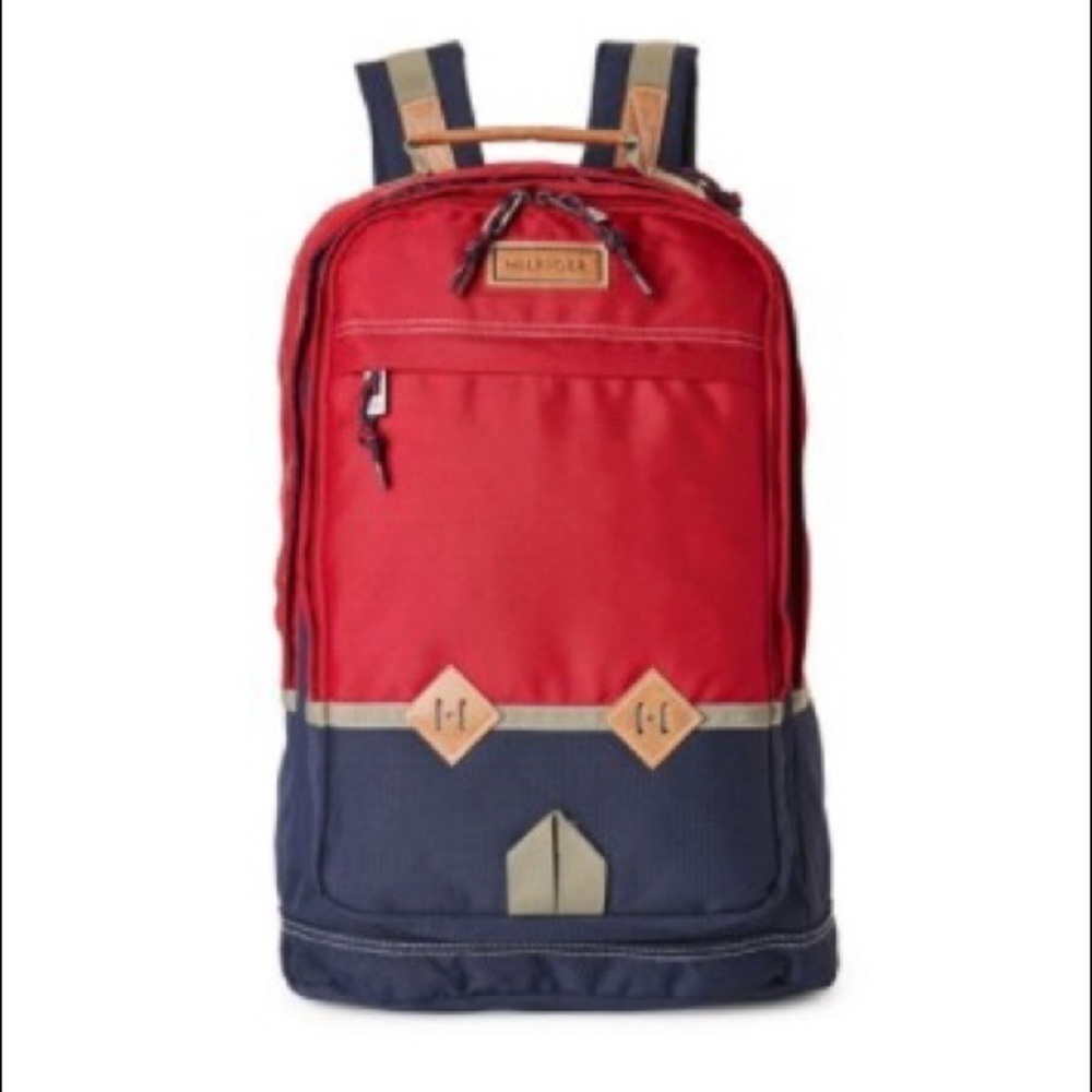 Tommy Hilfiger Red & Navy Backpack